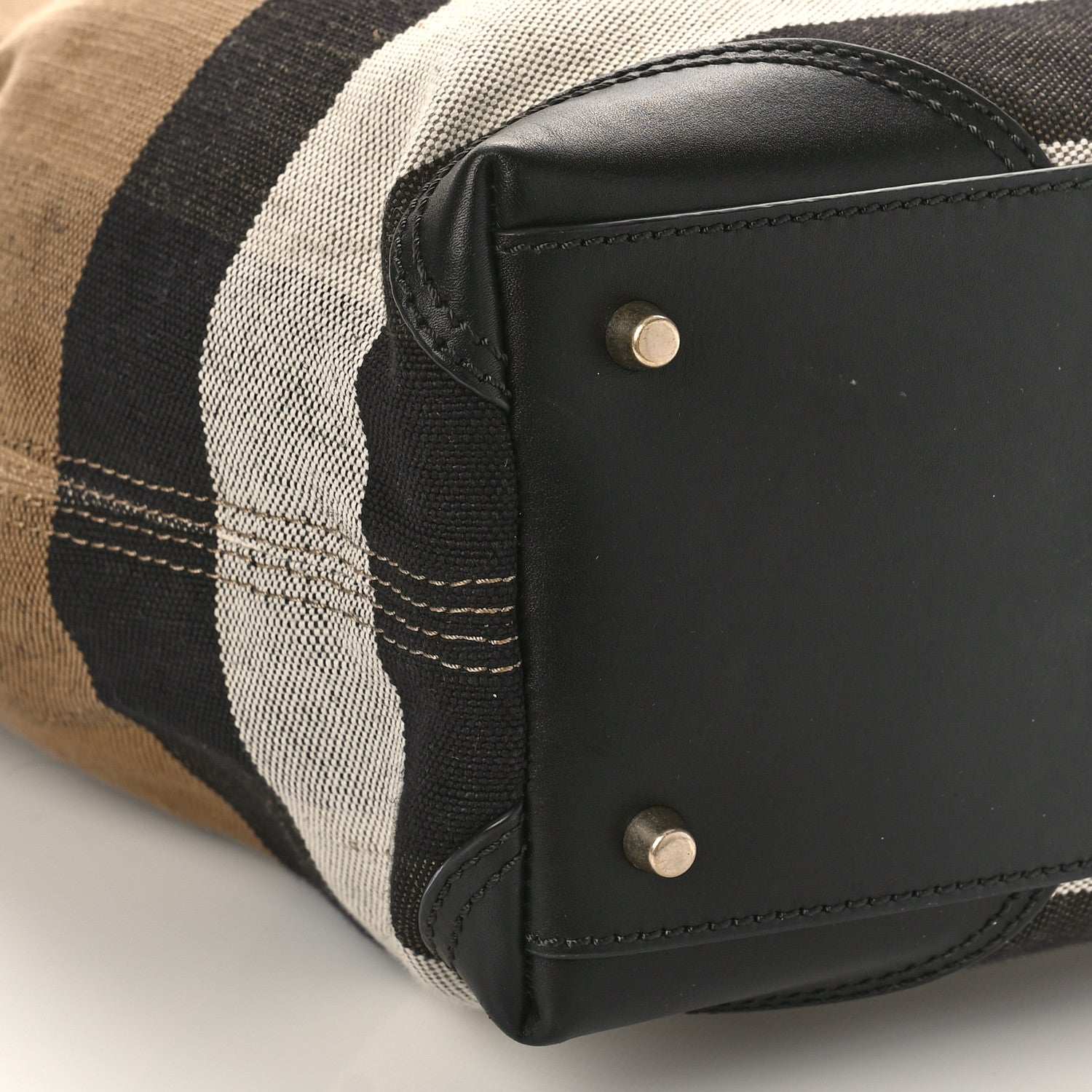 Burberry Canvas Mega Check Medium Maidstone Black 7 of 8