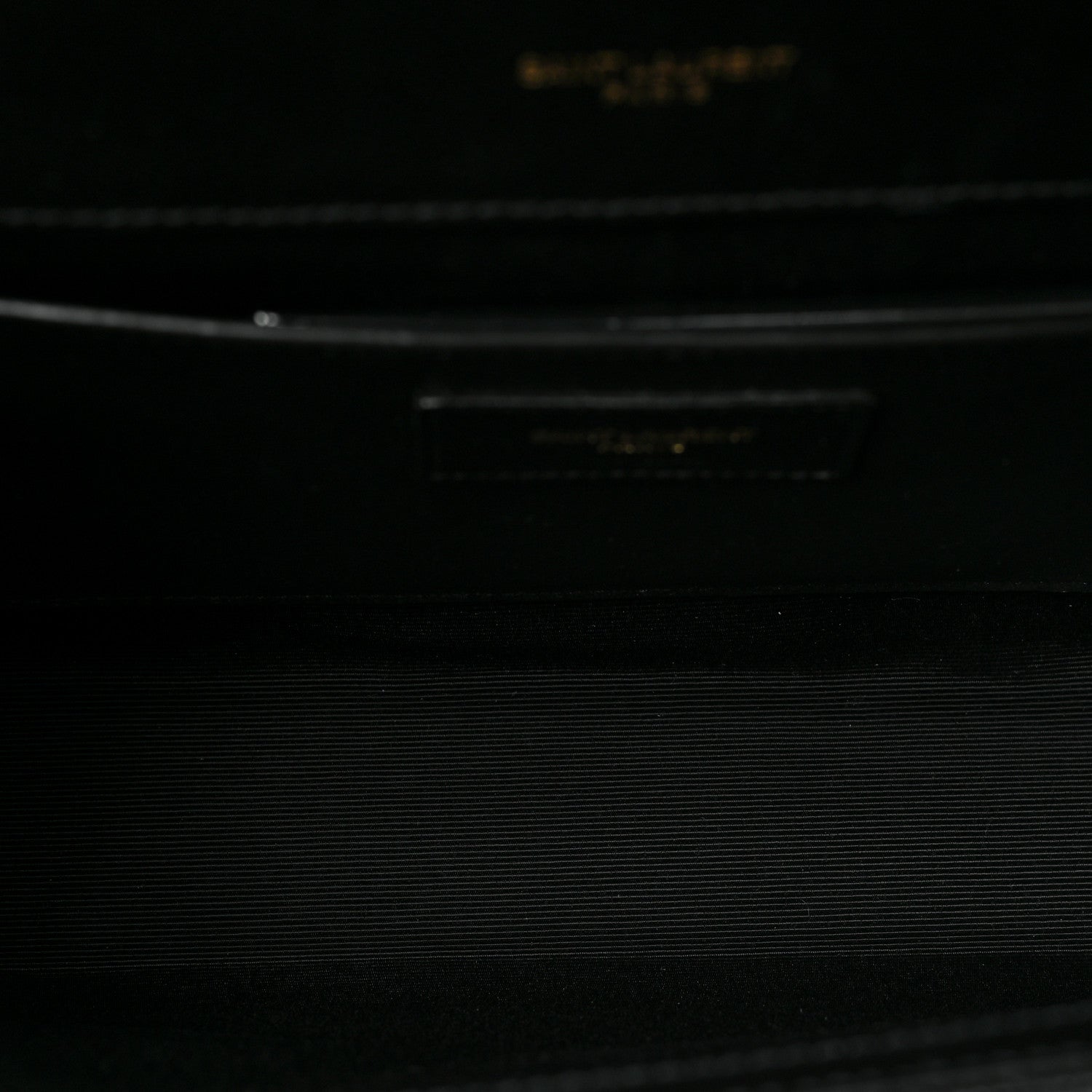Saint Laurent Grain De Poudre Textured Mixed Matelasse Triquilt Medium Monogram Satchel Black 5 of 8