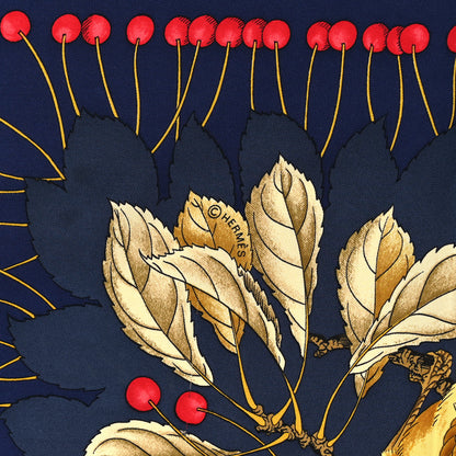 Hermes Silk Les Merises Scarf 90 3 of 5