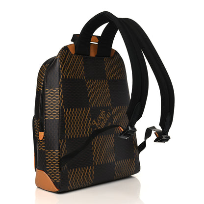 Louis Vuitton X NIGO Giant Damier Ebene Monogram Campus Backpack 3 of 9