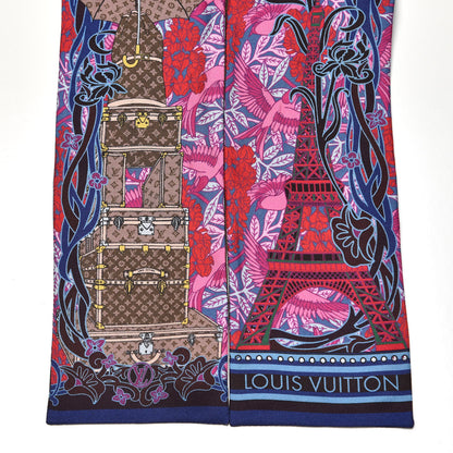 Louis Vuitton Silk Louis A Paris Bandeau Fuchsia 3 of 4