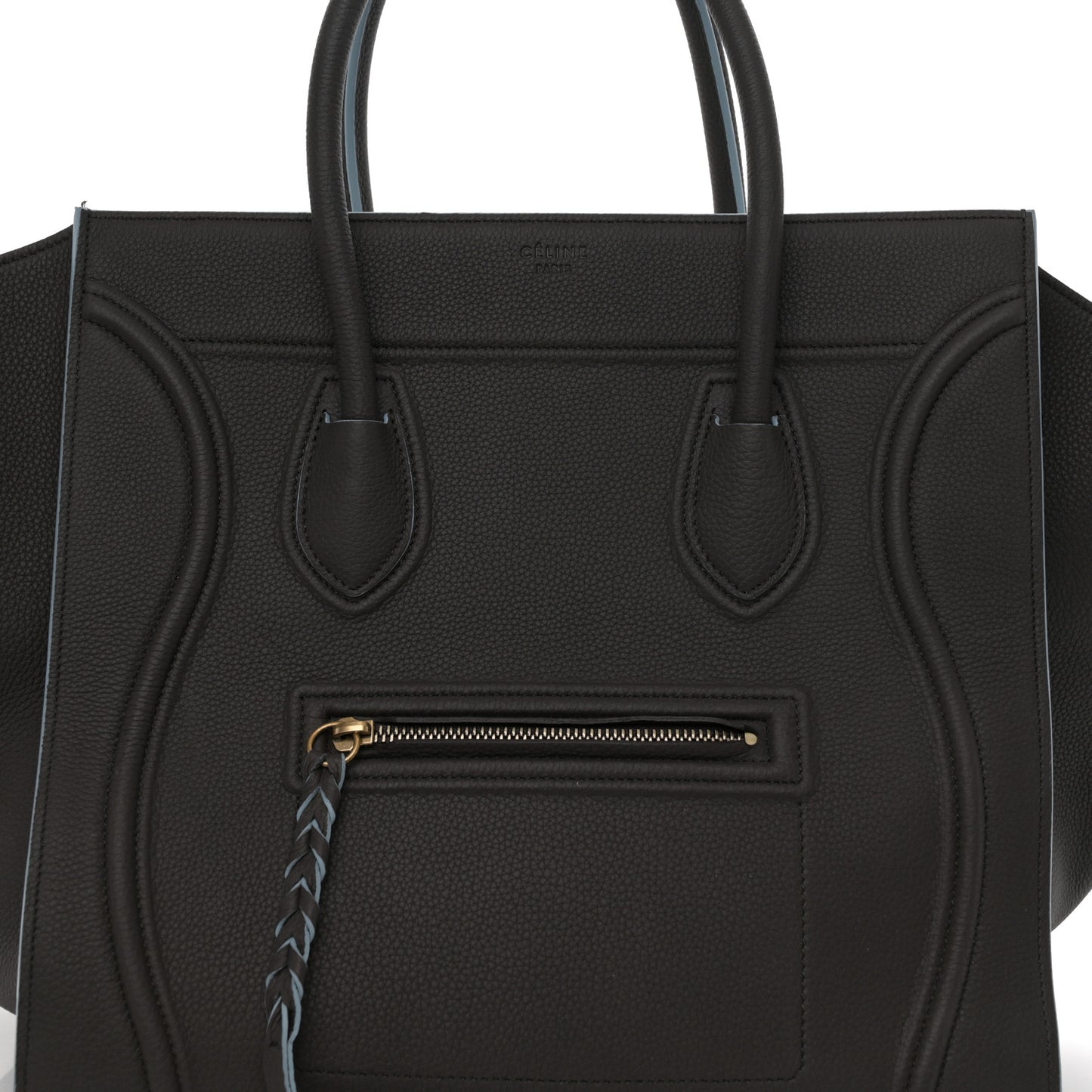 Baby Grained Calfskin Medium Phantom Luggage Anthracite