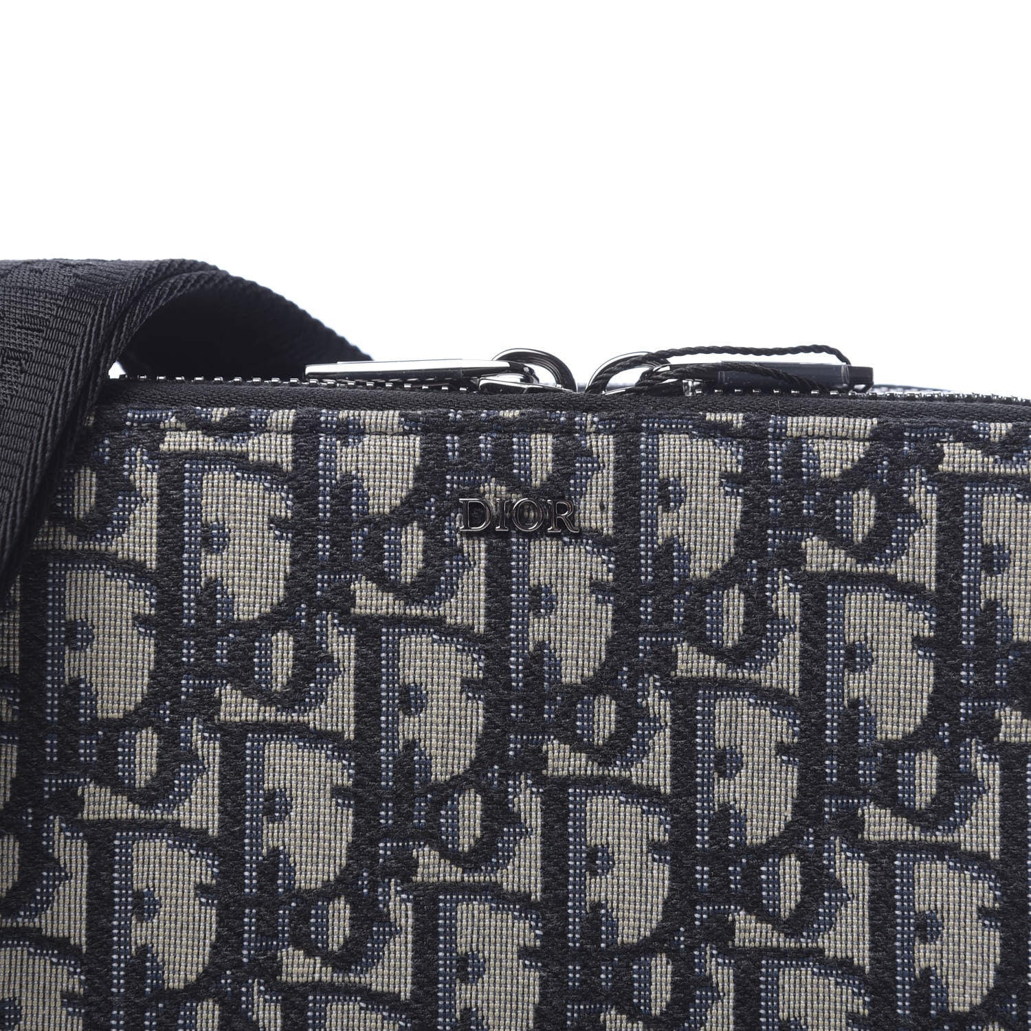 Christian Dior Oblique Pouch Navy Blue 11 of 12