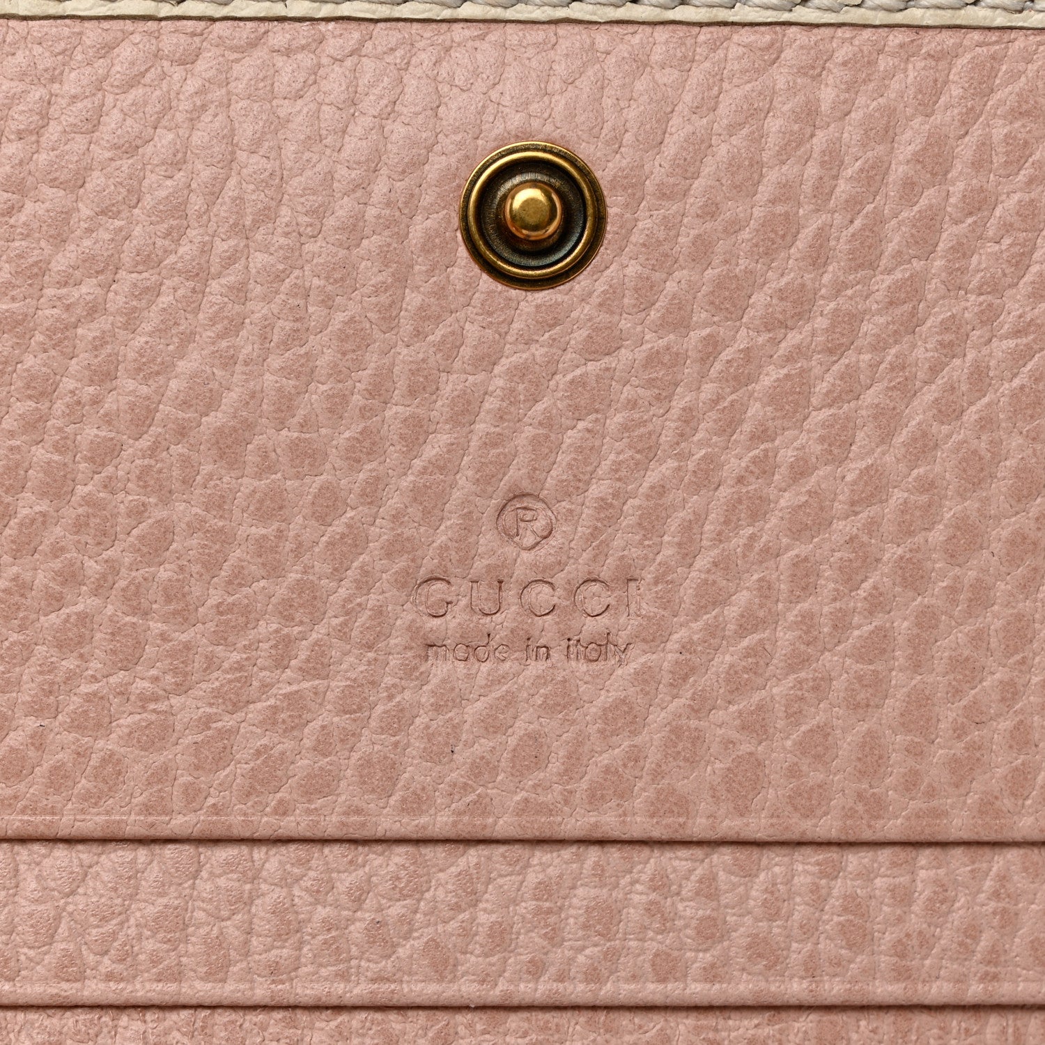 Gucci Calfskin GG Marmont Bow Card Case White 6 of 7