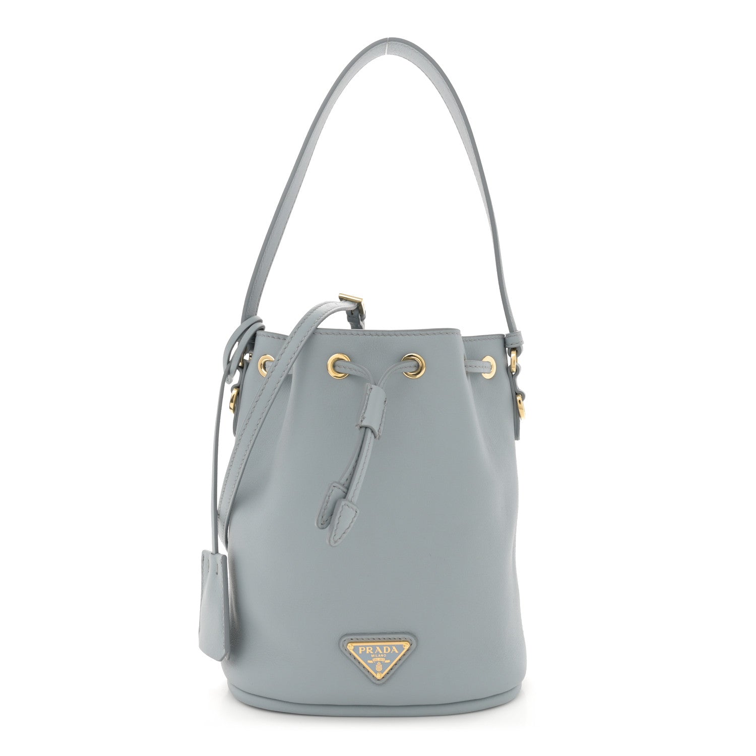 Prada Calfskin Mini Bucket Bag Opaline 1 of 11