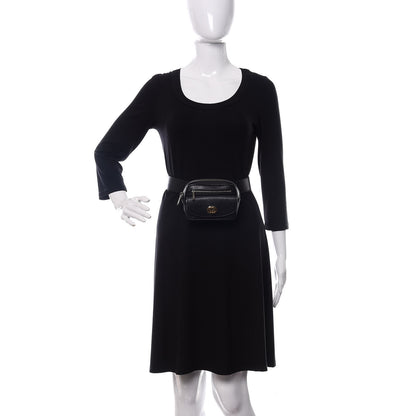 Gucci Fluffy Calfskin Mini Morpheus Belt Bag 70 28 Black 2 of 9