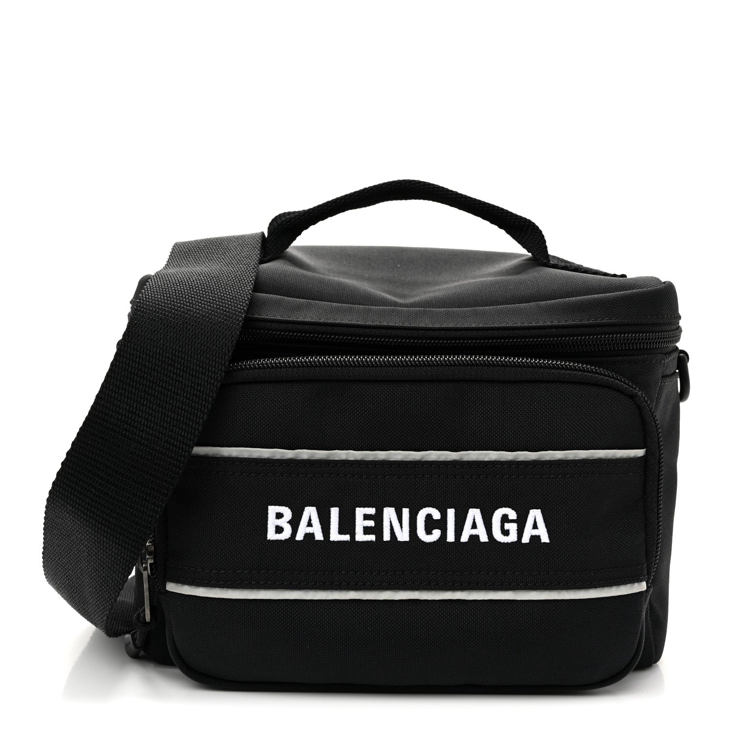 Balenciaga Nylon Logo Sport Camera Bag Black 1 of 10