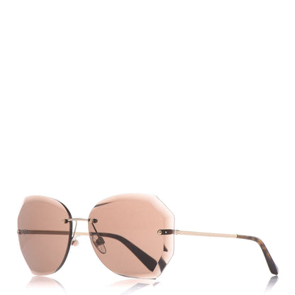 Chanel Metal Spring Round Sunglasses 4220 Gold Brown 1 of 7