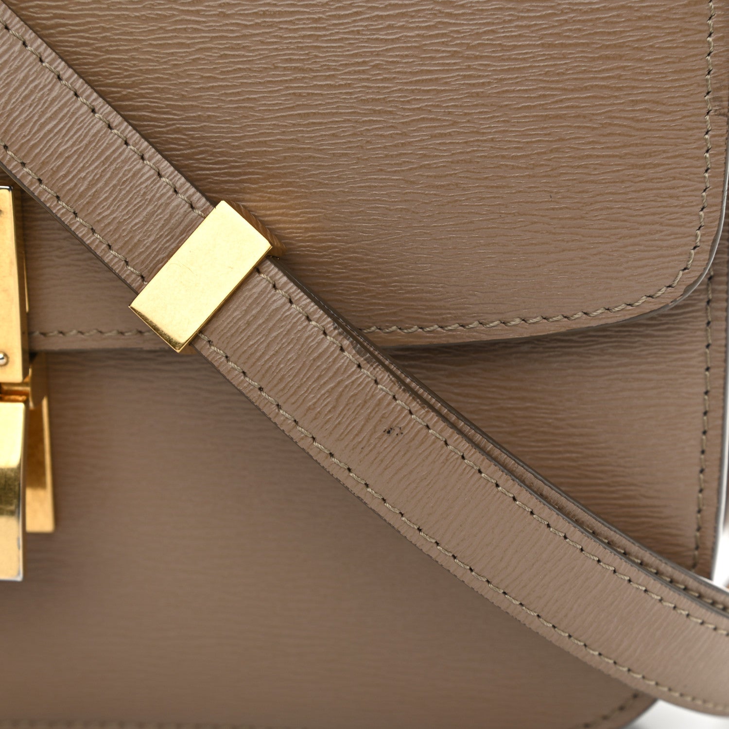 Celine Liege Calfskin Medium Classic Box Flap Bag Taupe 12 of 12