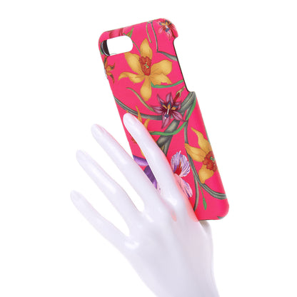 Gucci Supreme Floral Print iPhone 8 Plus Case Fluorescent Fuchsia 2 of 7