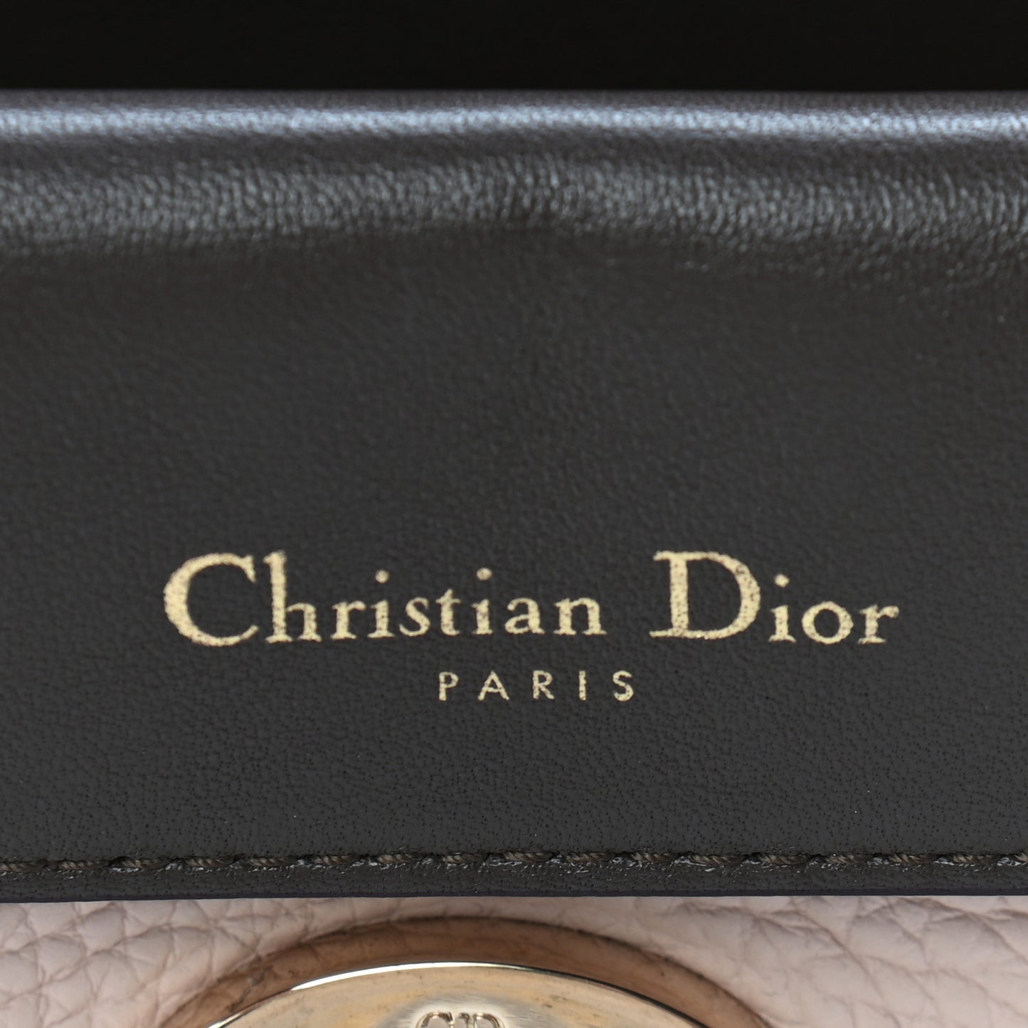 Bullcalf Mini Be Dior Flap Rose Poudre