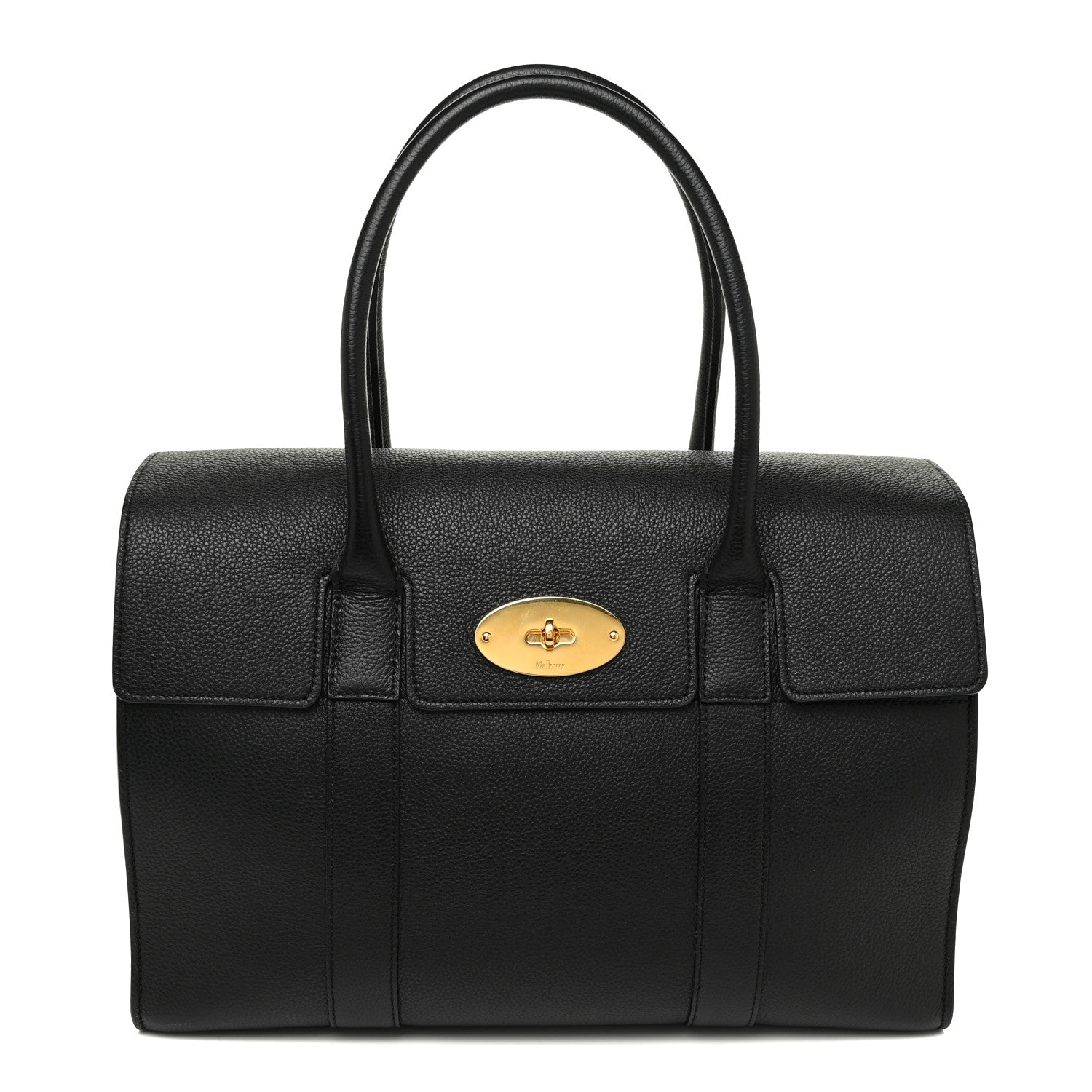 Mulberry Small Classic Grain Bayswater Black 1 of 15