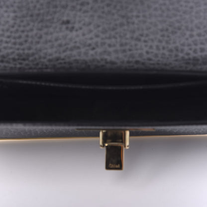 Chloe Grained Calfskin Sally Clutch Black 5 of 9