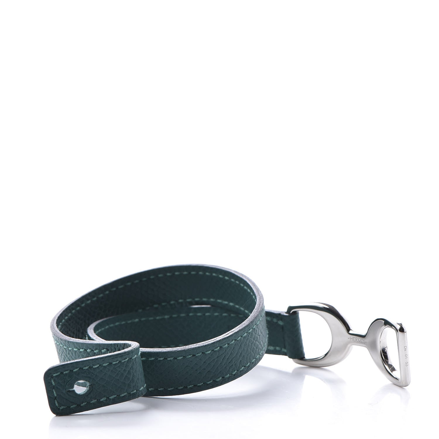 Hermes Epsom Pavane Double Tour XS Malachite 7 of 9