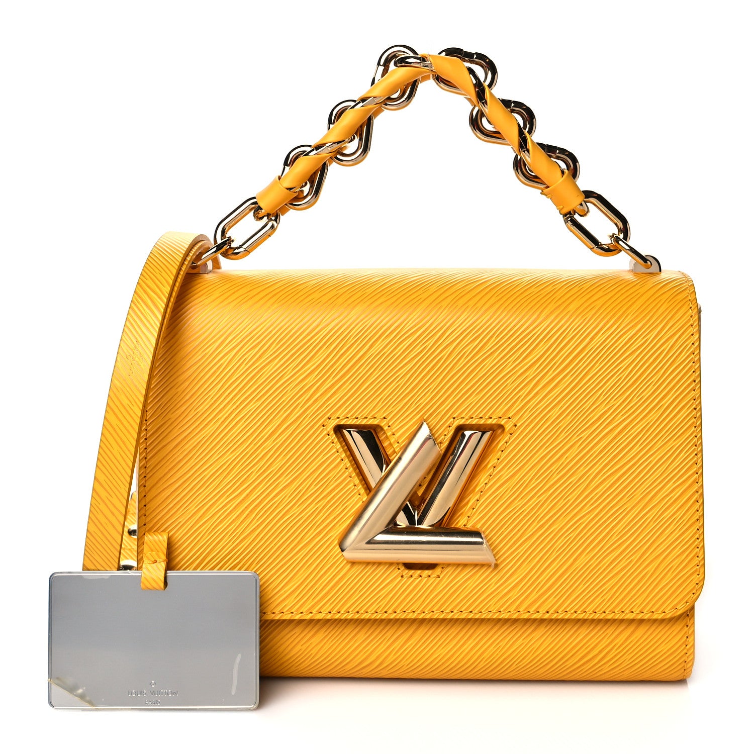 Louis Vuitton Epi Twist Braided Strap Shoulder Bag MM Sunflower 1 of 9