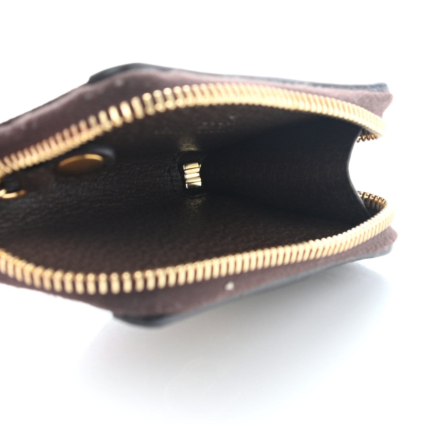 GG Supreme Monogram Web Ophidia Zip Around Key Case Beige New Acero
