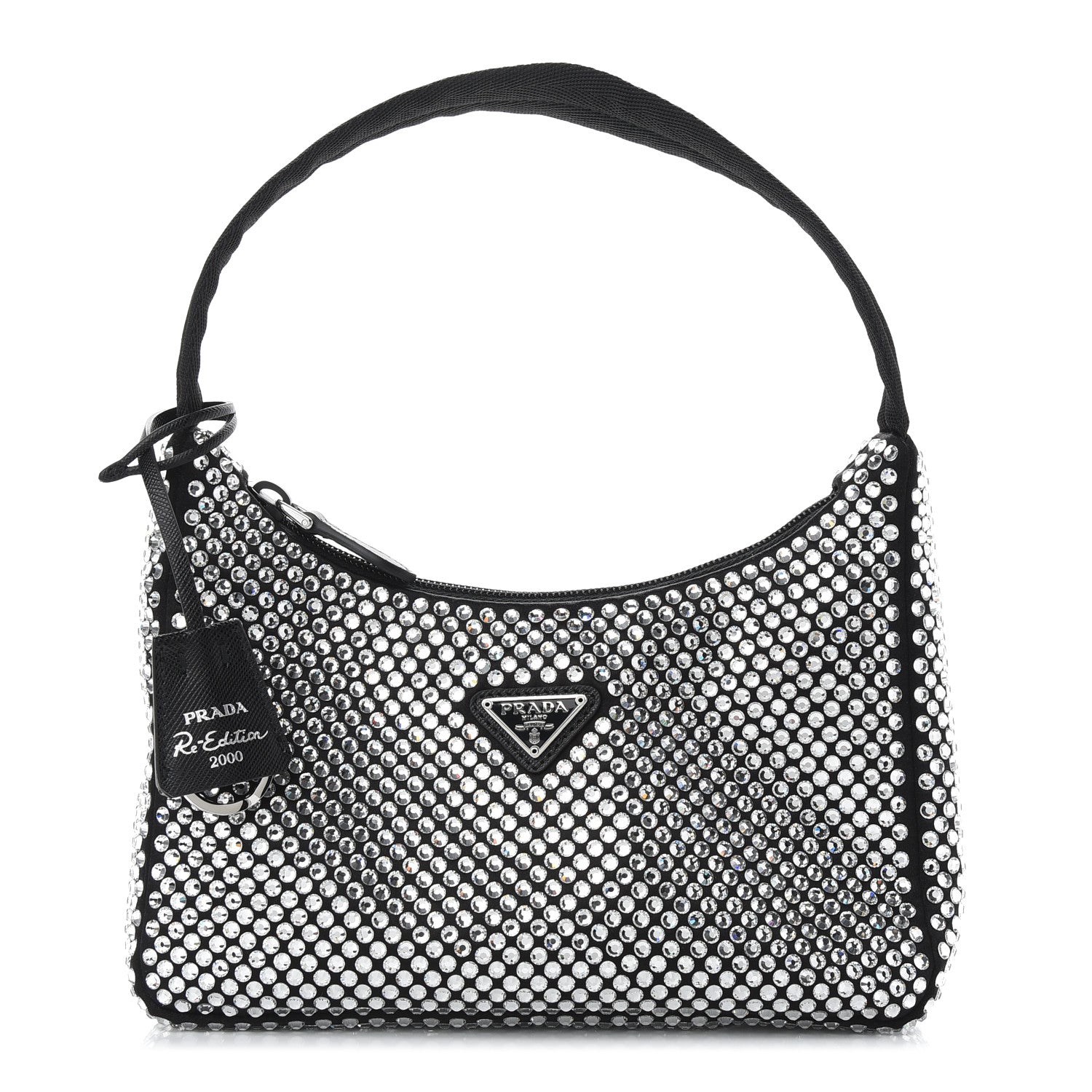 Prada Satin Crystal Mini Re-Edition 2000 Bag Cristal 1 of 9