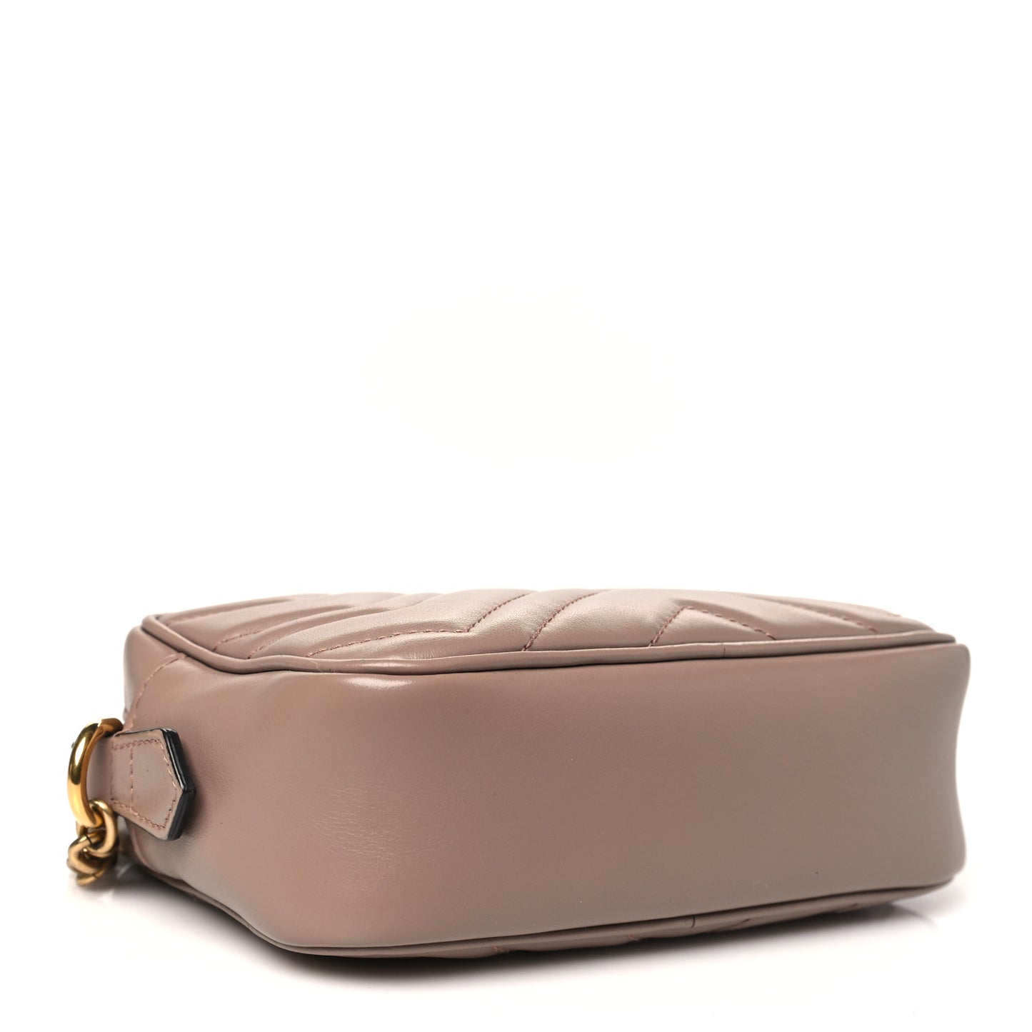 Calfskin Matelasse Mini GG Marmont Chain Shoulder Bag Porcelain Rose