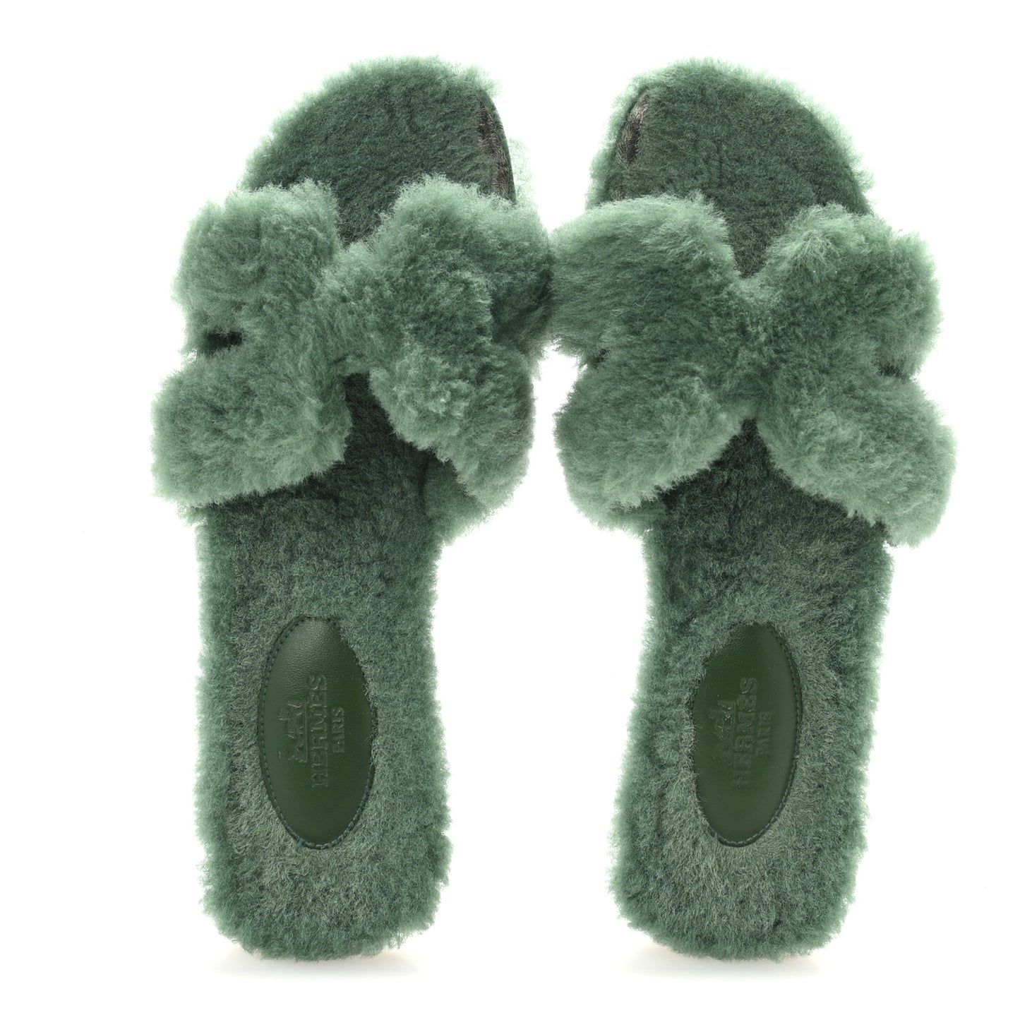 Woolskin Oran Sandals 36 Vert Anglais
