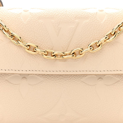Louis Vuitton Empreinte Monogram Giant Ivy Wallet On Chain Cream 7 of 9