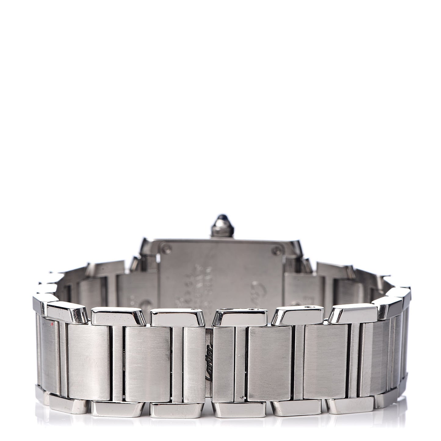 Stainless Steel 20mm Tank Francaise Quartz Watch