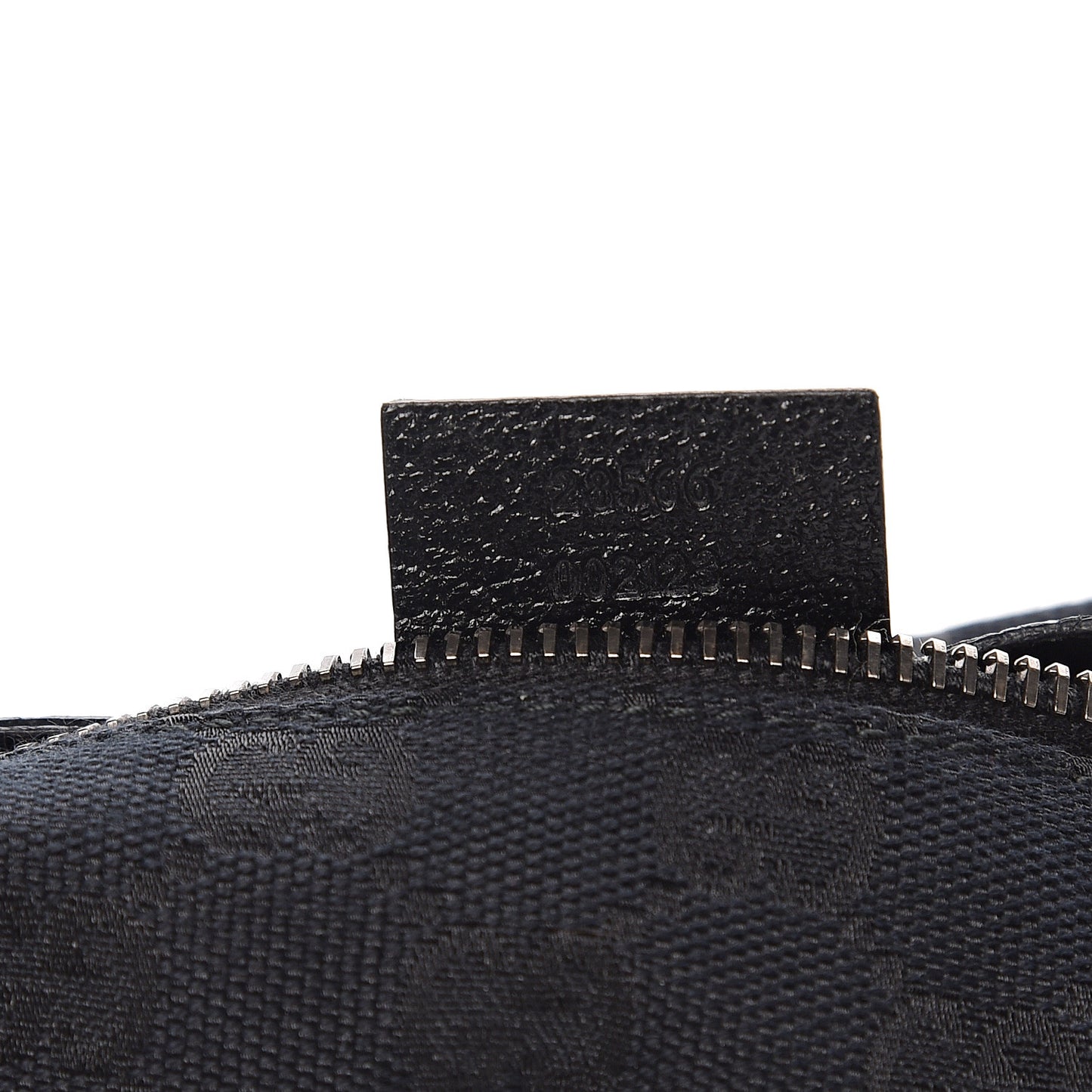 GG Monogram Double Pocket Belt Bag Black