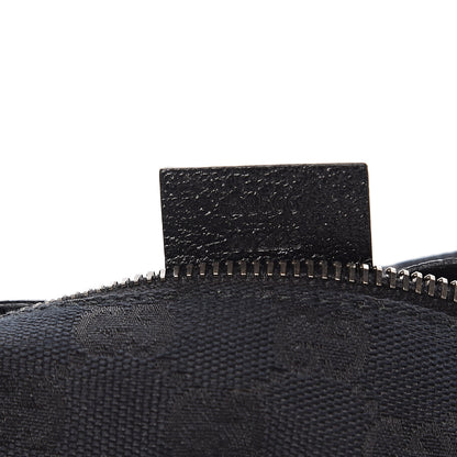 Gucci GG Monogram Double Pocket Belt Bag Black 6 of 9