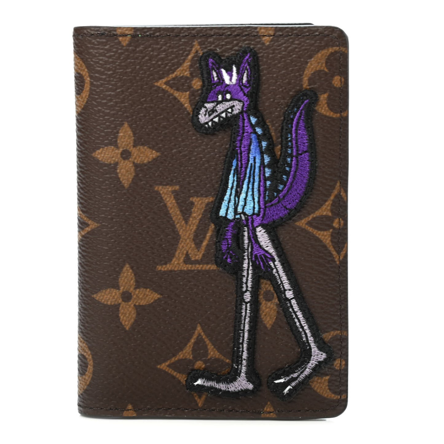 Monogram Embroidered Cartoon LV Friends Pocket Organizer