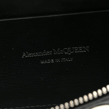 Alexander McQueen Calfskin Biker Embellished Belt Bag Black 6 of 9