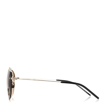 Saint Laurent Aviator Classic 11 Sunglasses Brown 3 of 8