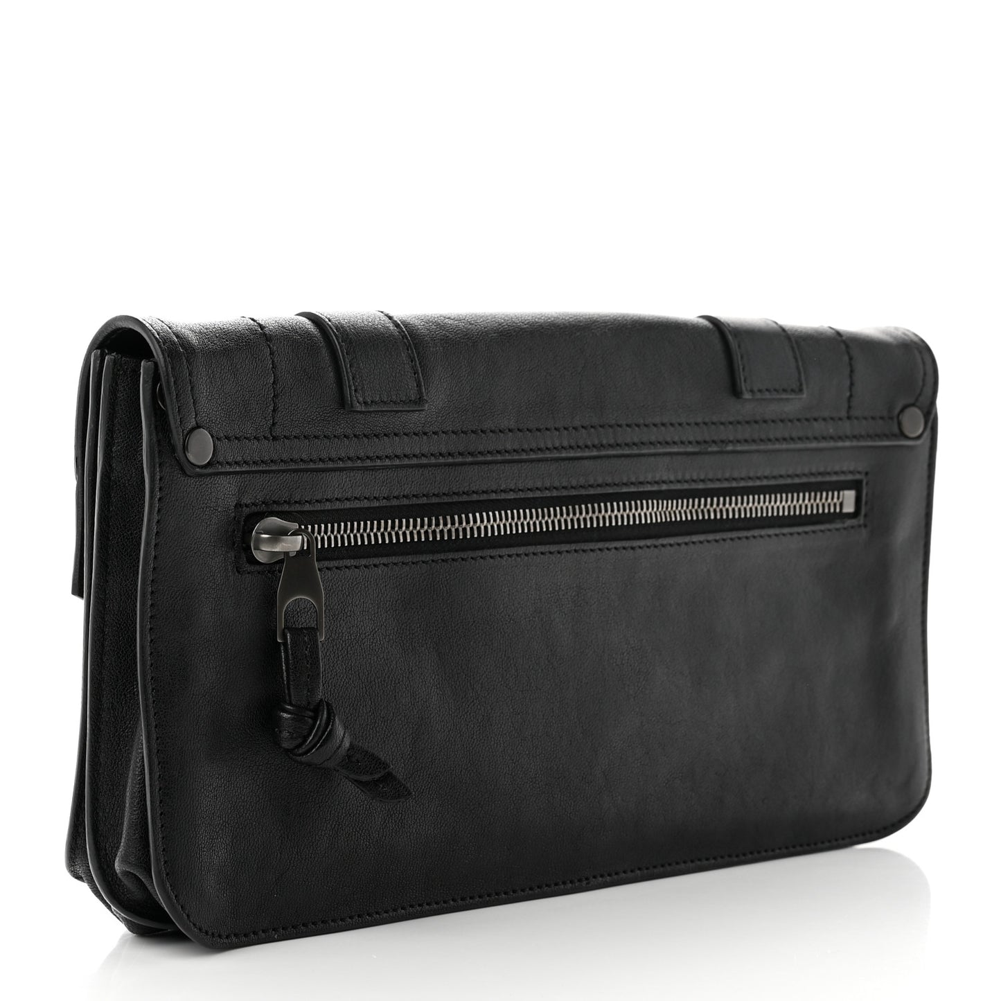 Lambskin PS1 Pochette Clutch Black