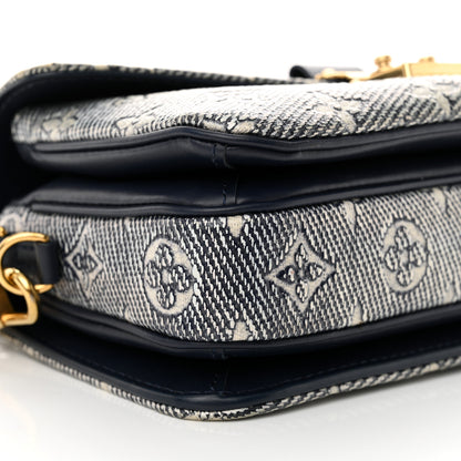 Louis Vuitton Monoglam Pochette Metis East West Blue 8 of 9