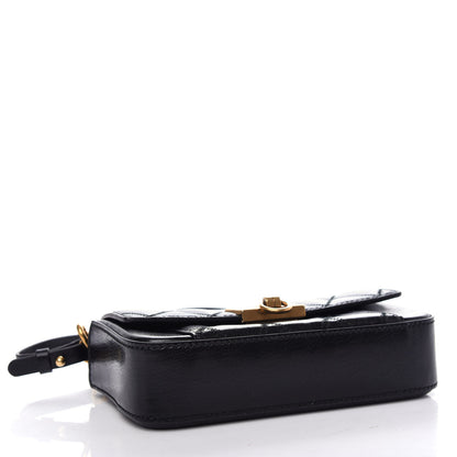 Givenchy Goatskin Quilted GV3 Mini Pocket Convertible Bag Black 4 of 10