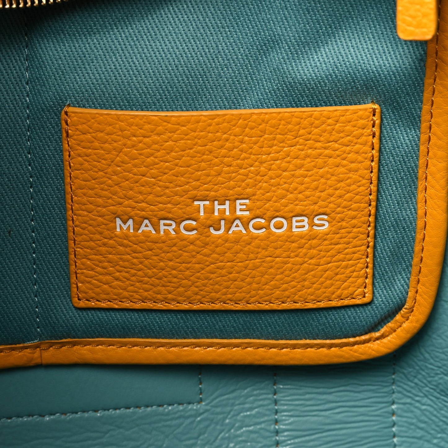 Grained Calfskin Large The Tote Bag Artisan Gold