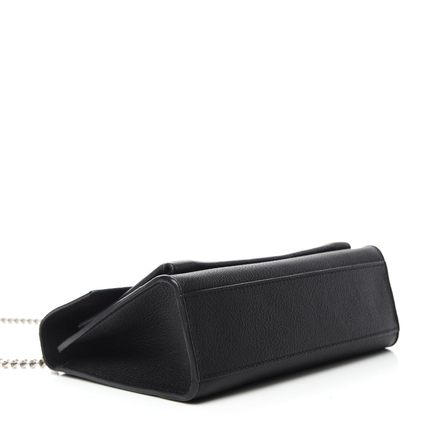 Soft Calfskin My Lockme Chain Bag BB Black