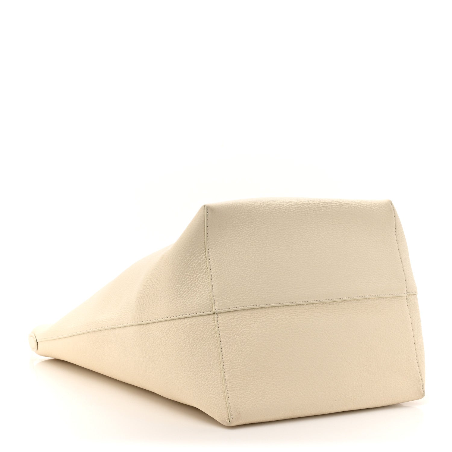 The Row Grained Calfskin Large N/S Park Tote Ivory 4 of 14