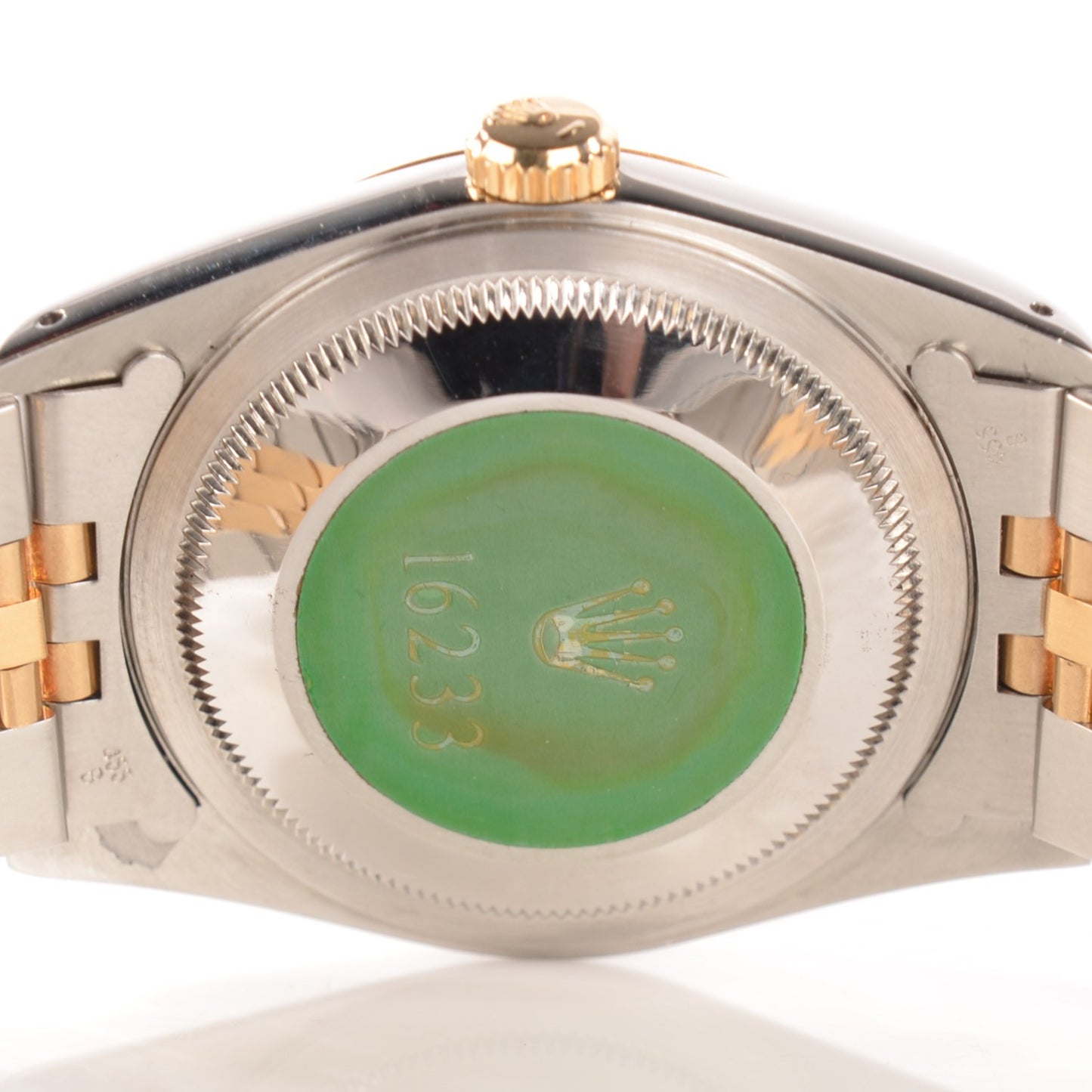 Stainless Steel 18K Yellow Gold 36mm Oyster Perpetual Datejust Watch Champagne 16233