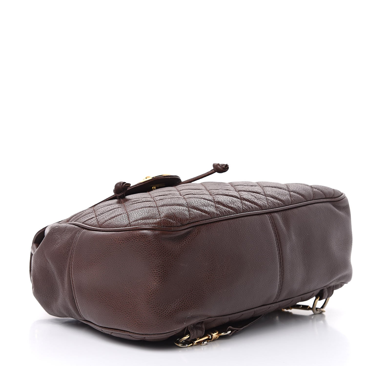 Chanel Caviar Quilted CC Backpack Brown 4 of 12