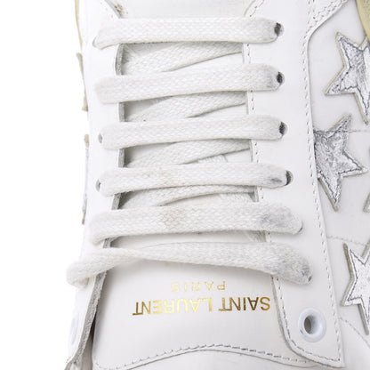 Saint Laurent Nappa Star Court Sneakers 36.5 Off White 10 of 12