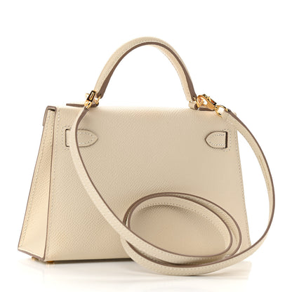 Hermes Epsom Mini Kelly Sellier 20 Craie 3 of 11