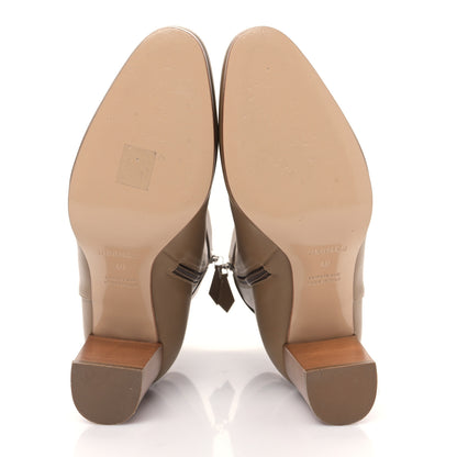 Hermes Calfskin Saint Germain Ankle Boots 40 Brun Fume 5 of 7