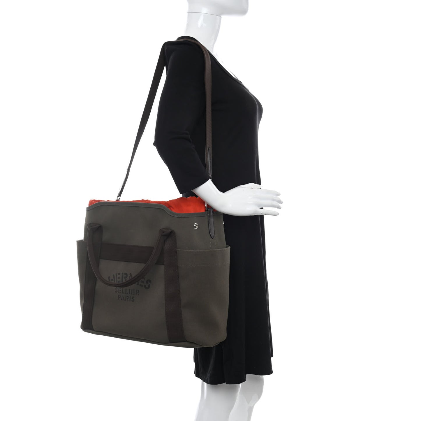 Toile Sac De Pansage Groom Kaki Feu