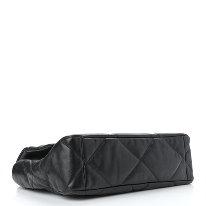 Chanel Lambskin Quilted Large Chanel 19 Flap Black 4 of 11