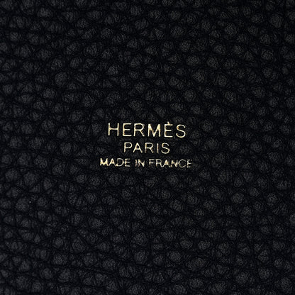Hermes Taurillon Clemence Picotin Lock 22 MM Bleu Nuit 10 of 18