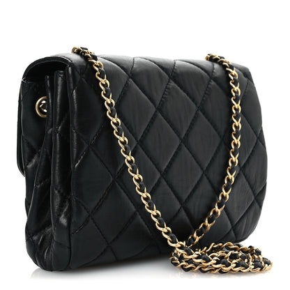 Chanel Lambskin Quilted Chanel Square Flap Black 3 of 11