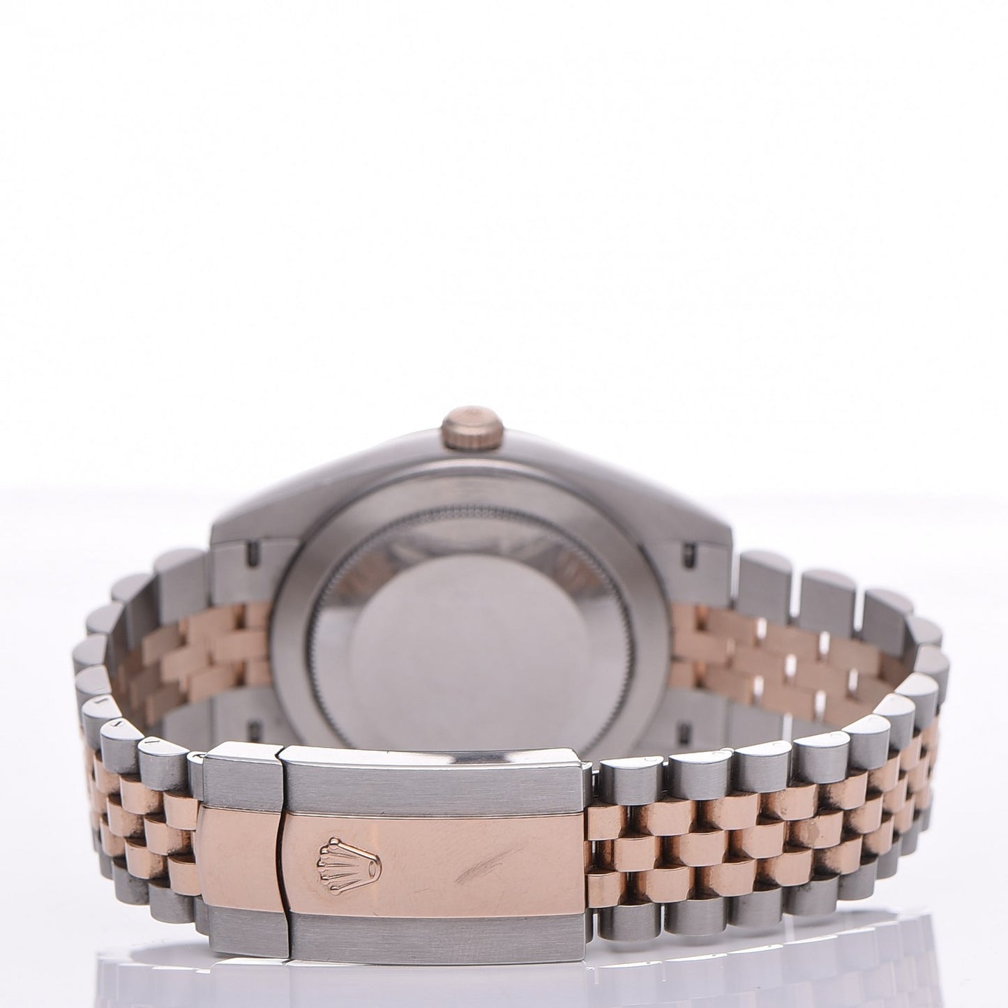 Stainless Steel 18K Everose Gold Diamond 41mm Oyster Perpetual Datejust Watch Sundust 126331