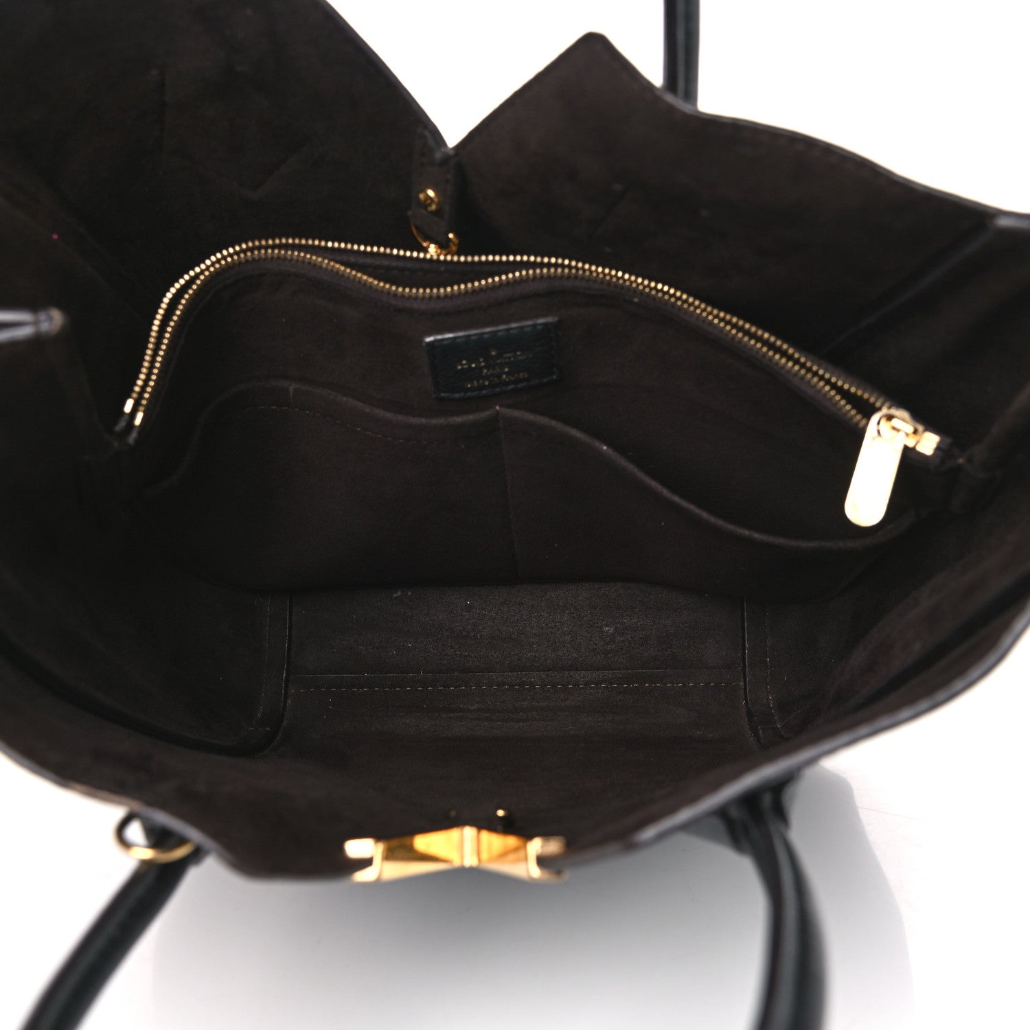 Louis Vuitton Calfskin Monogram Kimono Tote PM Black 6 of 21