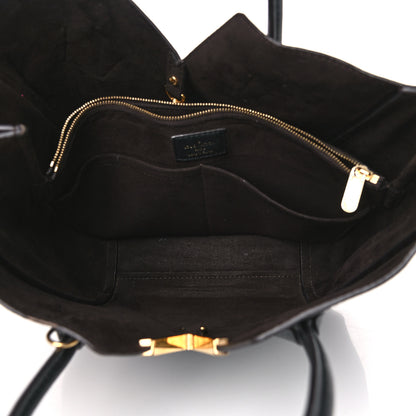 Louis Vuitton Calfskin Monogram Kimono Tote PM Black 6 of 21