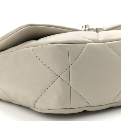 Chanel Lambskin Quilted Medium Chanel 19 Flap Grey 5 of 11