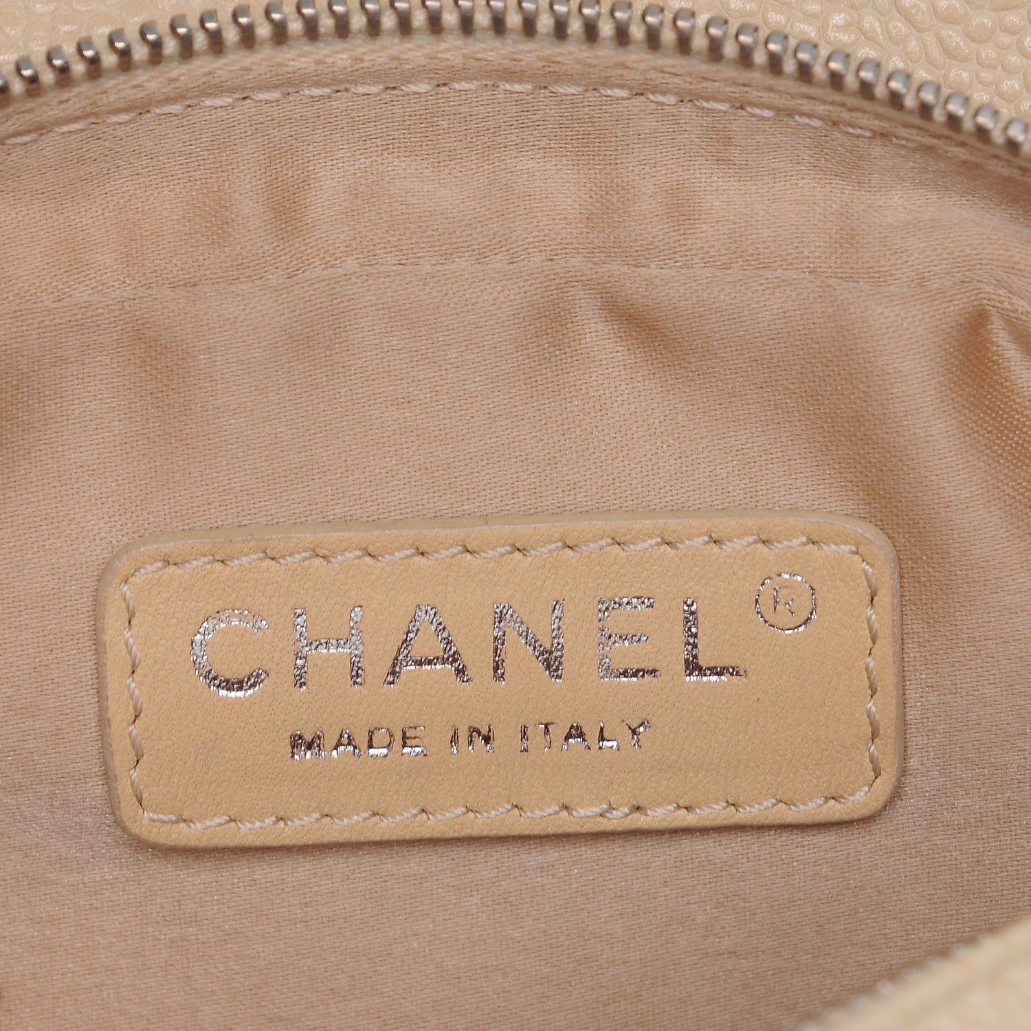 Chanel Caviar Quilted New Mini Flap Beige Clair 7 of 9